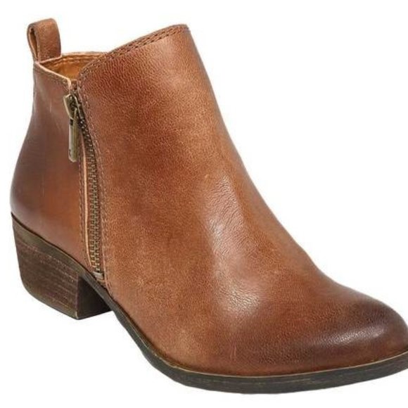 ✨Lucky Brand✨ Basel Bootie - Toffee (LIKE NEW!) - Picture 2 of 10